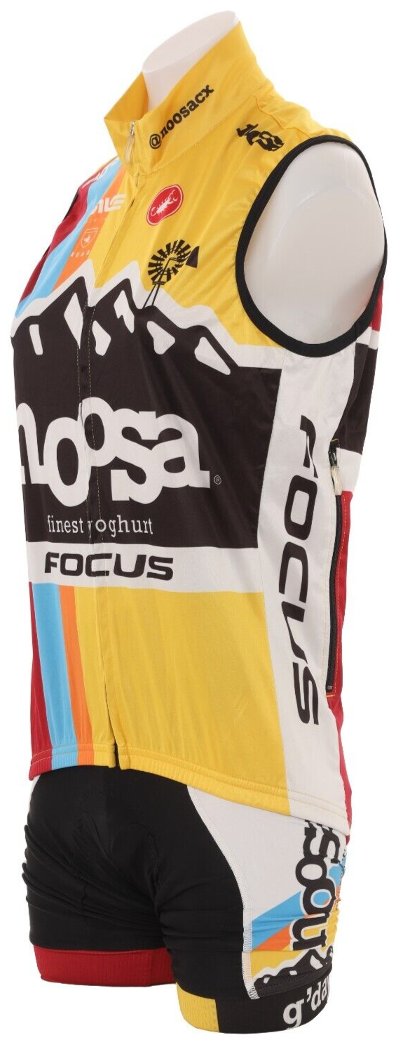 Castelli Noosa Pro CX Team Cycling Bundle Kit Men SML/MED/LRG Vest Jacket Bibs