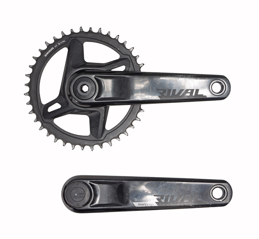 SRAM Rival 1 AXS Power Meter Road Bike Crankset 170mm 1x 12s 40T DUB Wide Gravel
