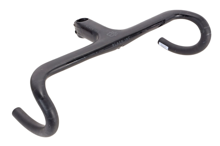 Black Inc Integrated Barstem Carbon Cockpit 44cm 120mm -6º Handlebar Stem Road