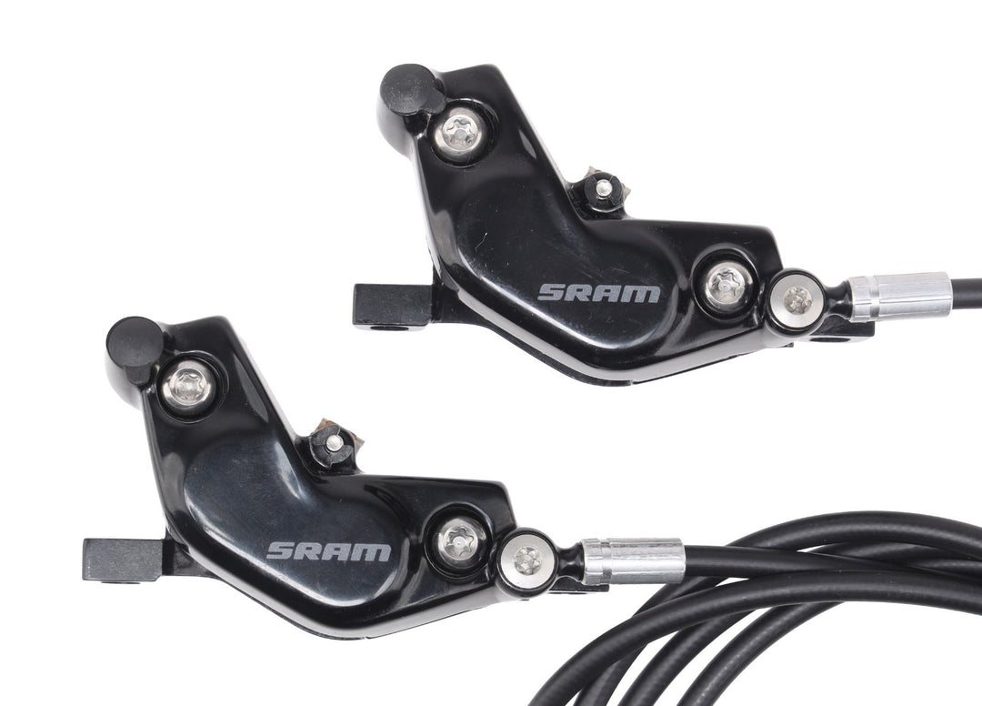 SRAM Code SLV Silver Stealth Mtn Bike Hydraulic Disc Brake Set Levers & Calipers