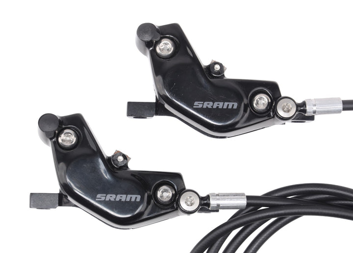 SRAM Code SLV Silver Stealth Mtn Bike Hydraulic Disc Brake Set Levers & Calipers