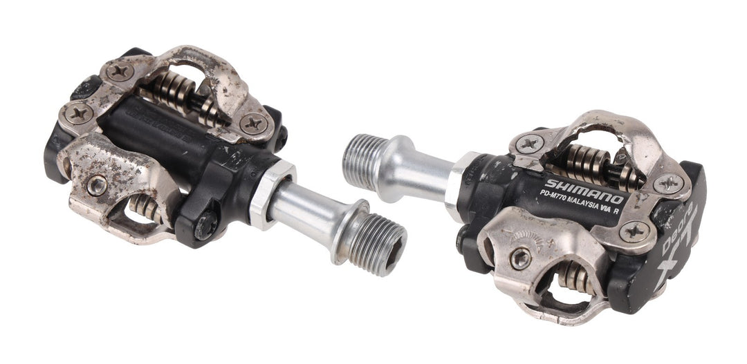 Shimano XT PD-M770 SPD Clipless Mountain Bike Pedals 9/16" w/Cleats Gravel MTB