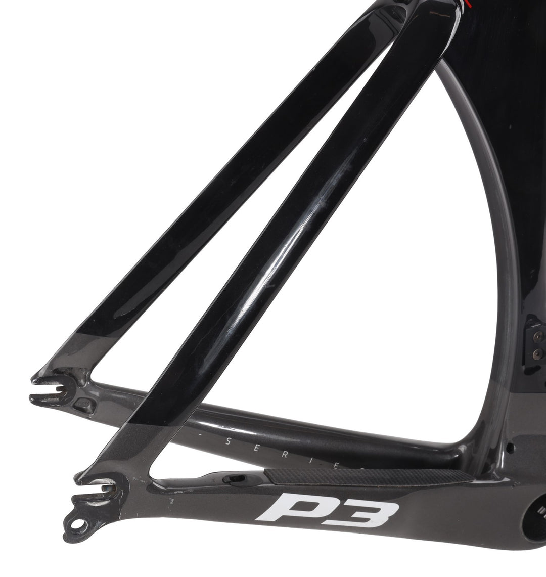 Cervelo P3 Carbon Aero Time Trial Bike Frameset 58cm BLACK/GREY 700c Rim QR 2018