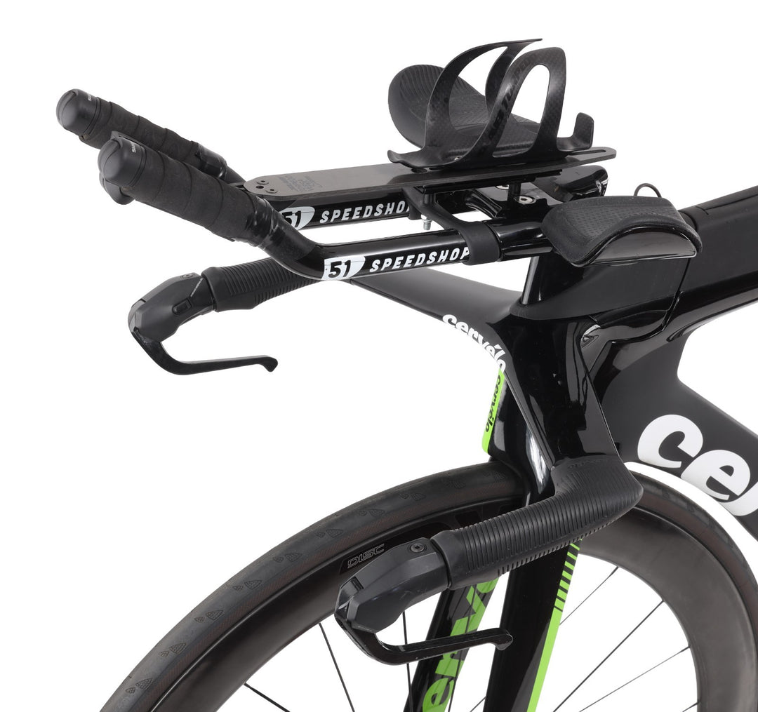 Cervelo P5 Disc Carbon Triathlon Bike 51cm BLCK/GRN 2x 11 Spd Dura-Ace Di2 2020