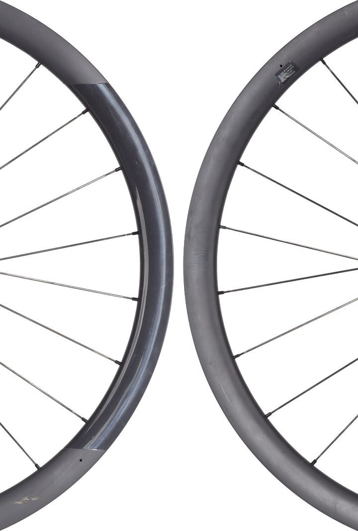 Black Inc Thirty Four Carbon Tubeless CL Disc 12s Road Bike Wheelset SRAM XDR