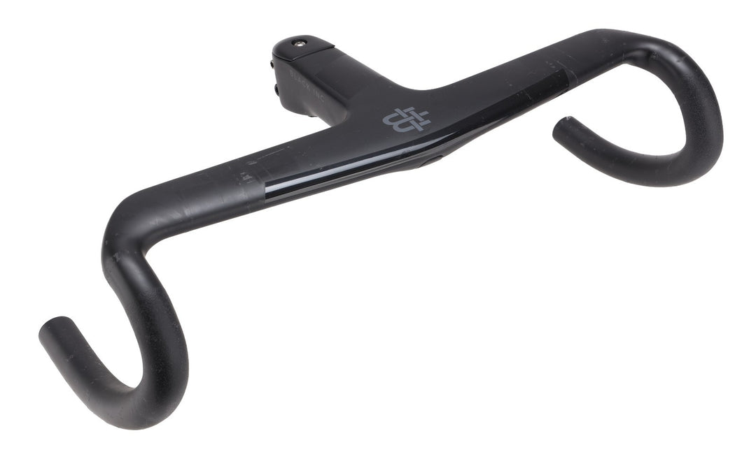 Black Inc AB02 Carbon Road Bike Di2 Barstem Handlebar 400 x 110mm -6º BLACK