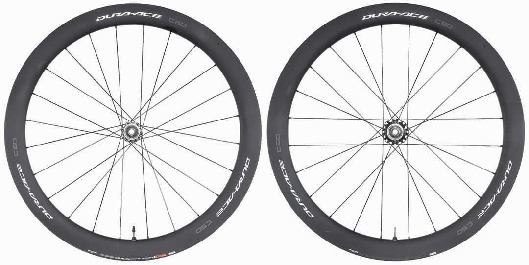 Shimano Dura-Ace WH-R9270 C50 12 Speed Carbon CL Disc TL Road Bike Wheelset 700c