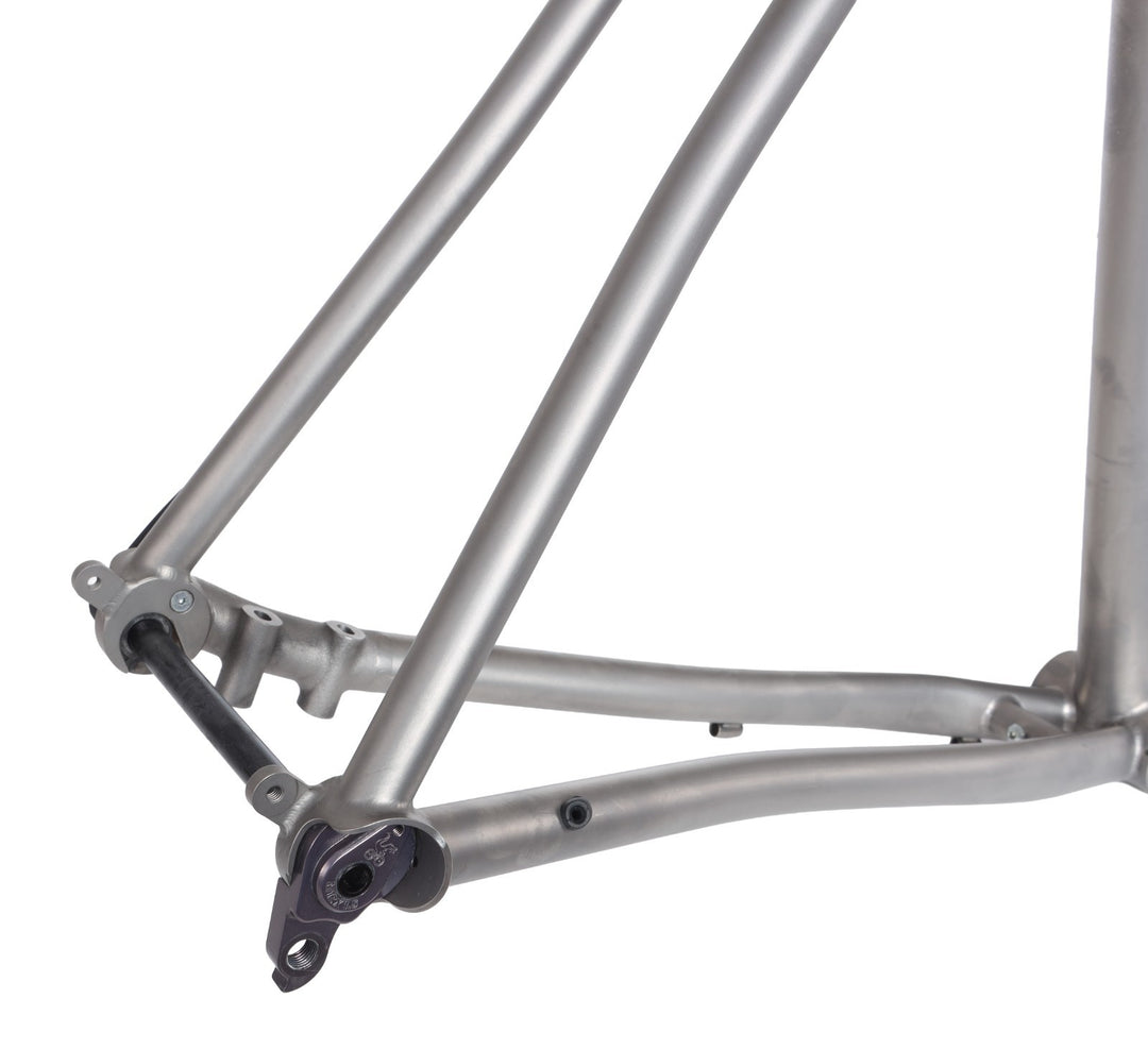 Moots Routt 45 Titanium Gravel Bike Disc Frameset 58cm Carbon Fork 700c USA Made