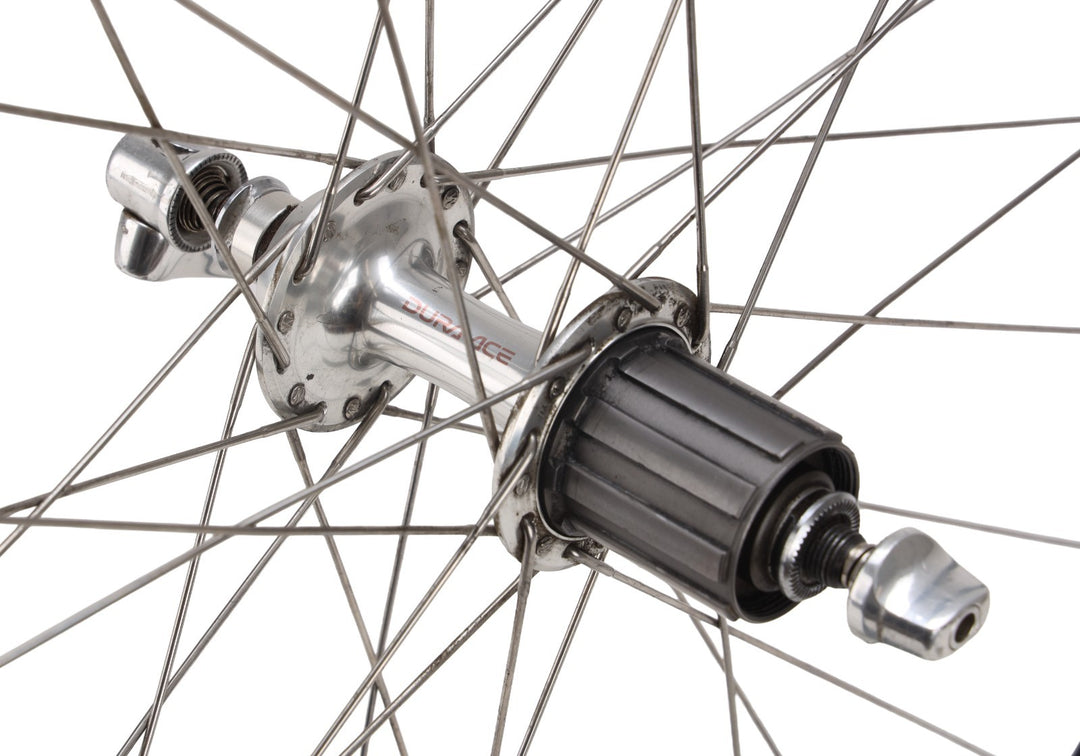 Mavic Open Pro Dura-Ace 7700 Alloy Clincher Road Bike 10 Sp Wheelset 700c Rim QR