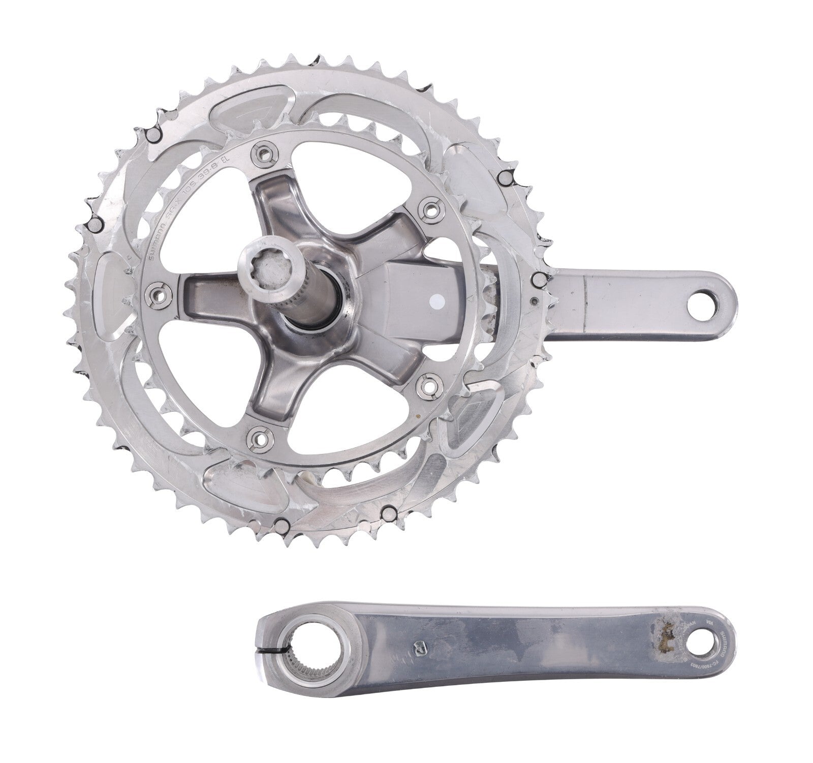 Shimano Dura-Ace FC-7800 Road Bike Crankset 2x 10 Speed 172.5mm 53