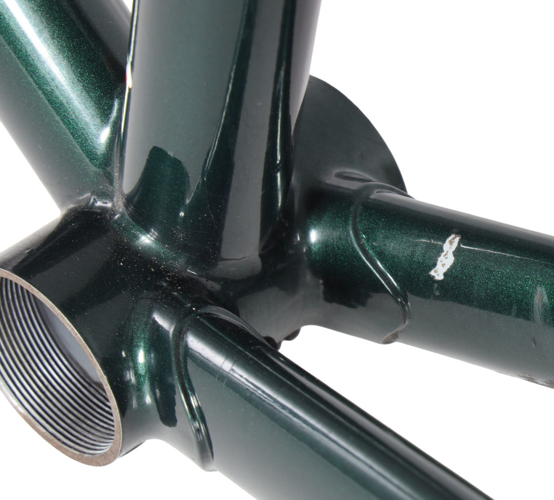 Torelli Corsa Strada Steel Road Bike Frameset 55cm Carbon Fork Green 700c Italy