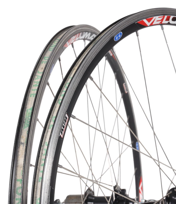 Velomax Sagitta Alloy Clincher Road Bike Wheelset Disc Shimano 10s Rim QR 700c