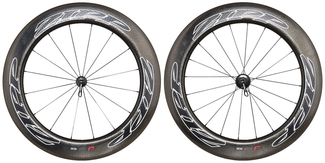 Zipp 808 Firecrest Carbon Road Bike Clincher Wheelset 700c QR Rim Brake Aero