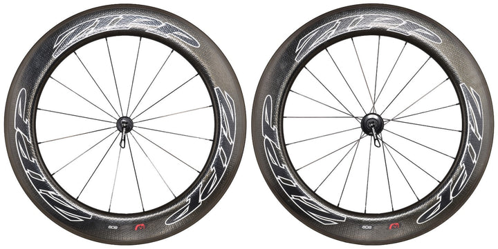 Zipp 808 Firecrest Carbon Road Bike Clincher Wheelset 700c QR Rim Brake Aero