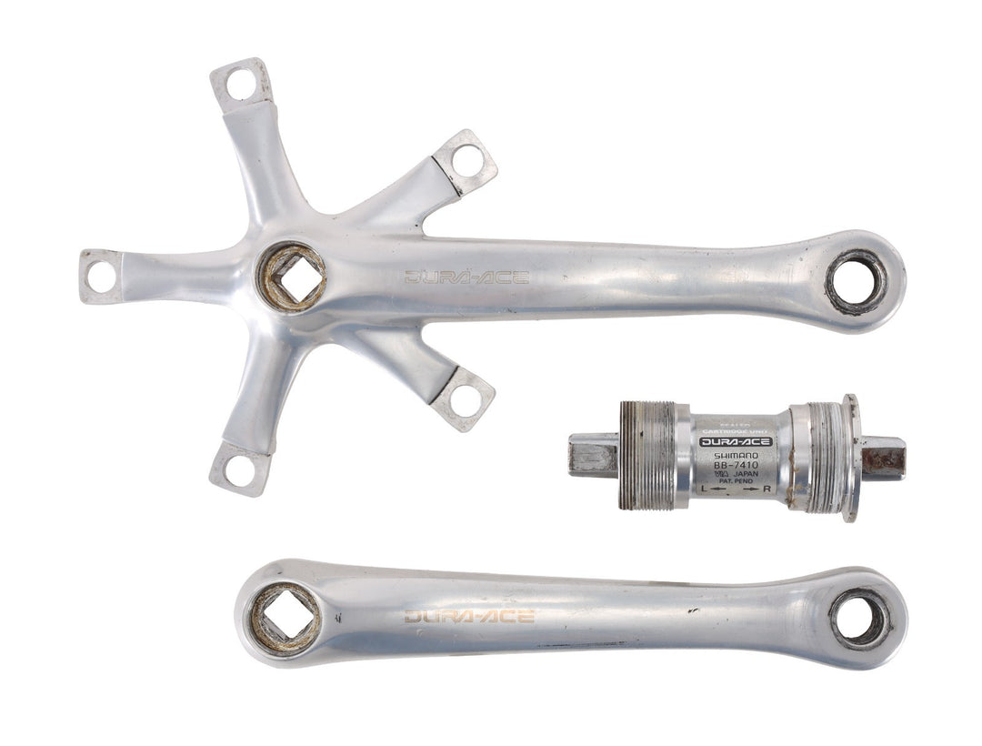 Shimano Dura-Ace FC-7410 Road Bike Crank Arm Assembly 172.5mm 130 BCD w/ BB