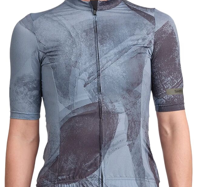 Shimano Womens Evolve CORSA SS Jersey Medium Anthracite Gray Cycling Road Gravel