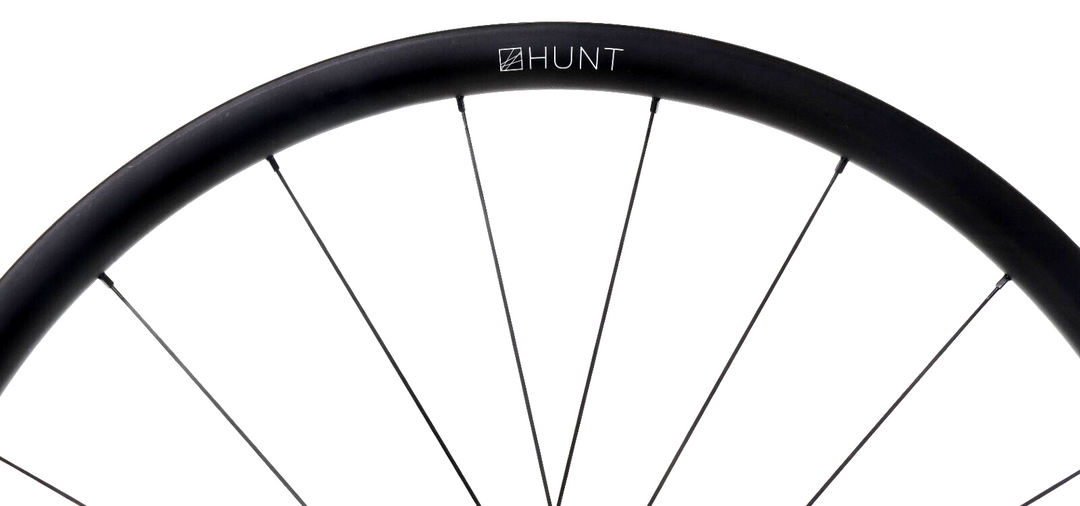 HUNT 30 Carbon Gravel Disc CL Tubeless 12x 100mm Road FRONT Wheel 700c Race CX