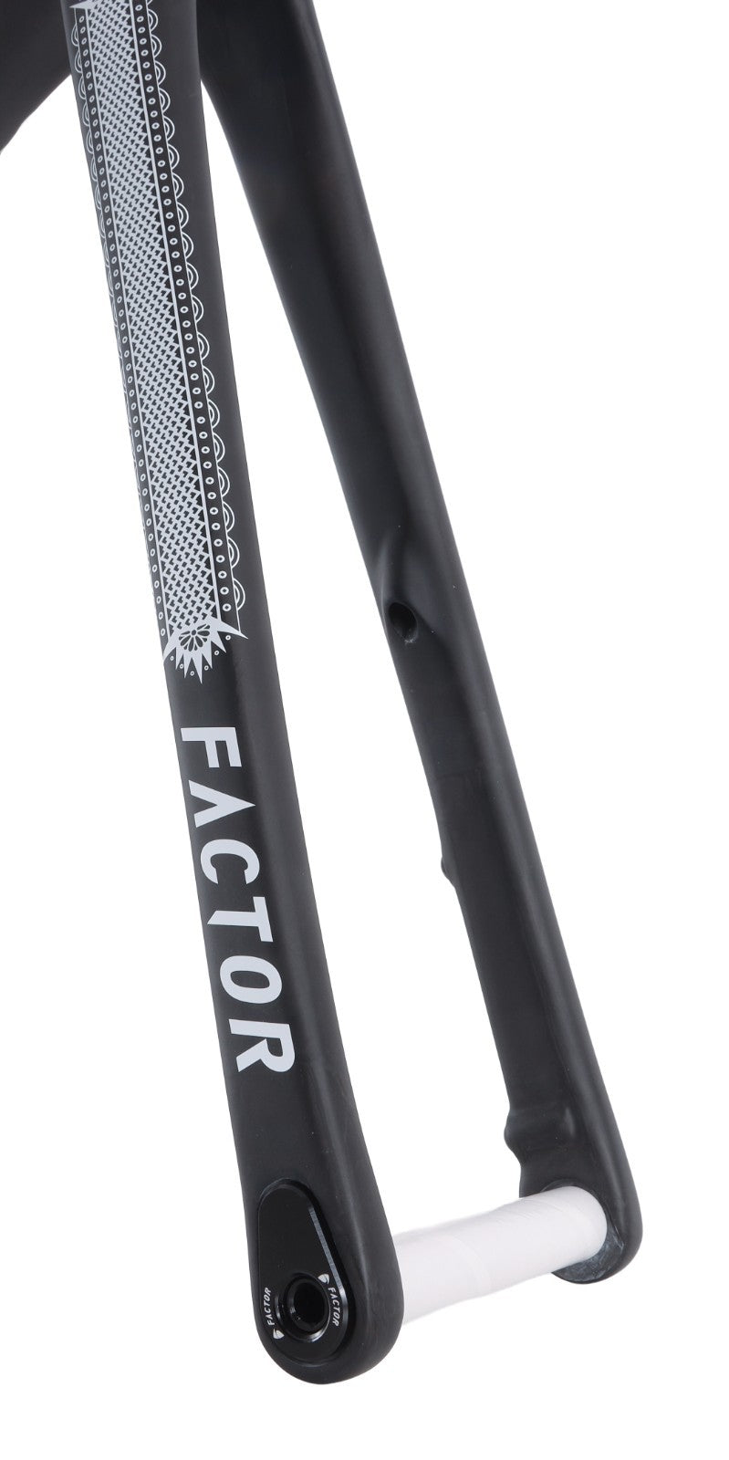 Factor O2 VAM Disc Premium Carbon Road Bike Frameset 58cm Ornate Nero 2023