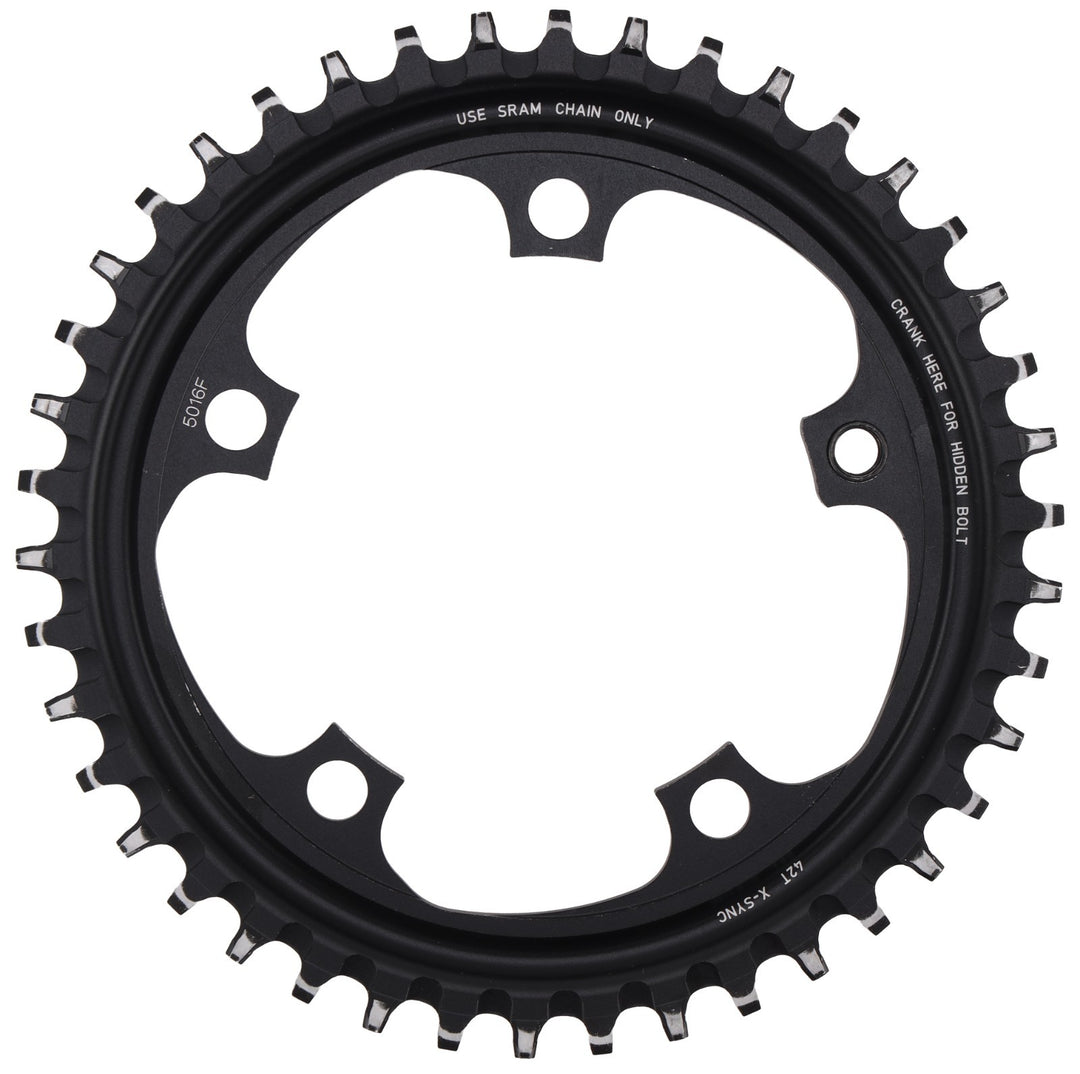SRAM X-Sync 1 x 11 Speed Gravel Bike Chainring 42T 110mm BCD Road