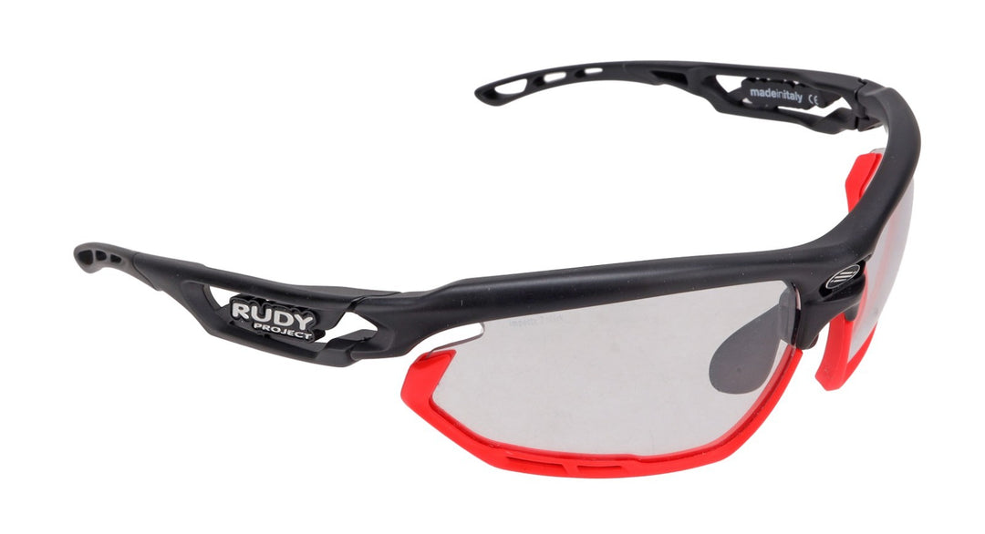 Rudy Project Fotonyk Cycling Sunglasses ImpactX 2 Photochromic BLACK RED Bike