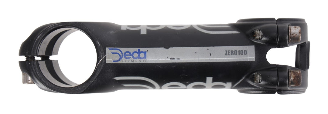 Deda Elementi Zero100 Alloy Road Bike Stem 31.8 x 100mm Black 8° 1-1/8" Gravel