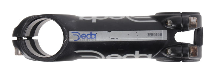 Deda Elementi Zero100 Alloy Road Bike Stem 31.8 x 100mm Black 8° 1-1/8" Gravel