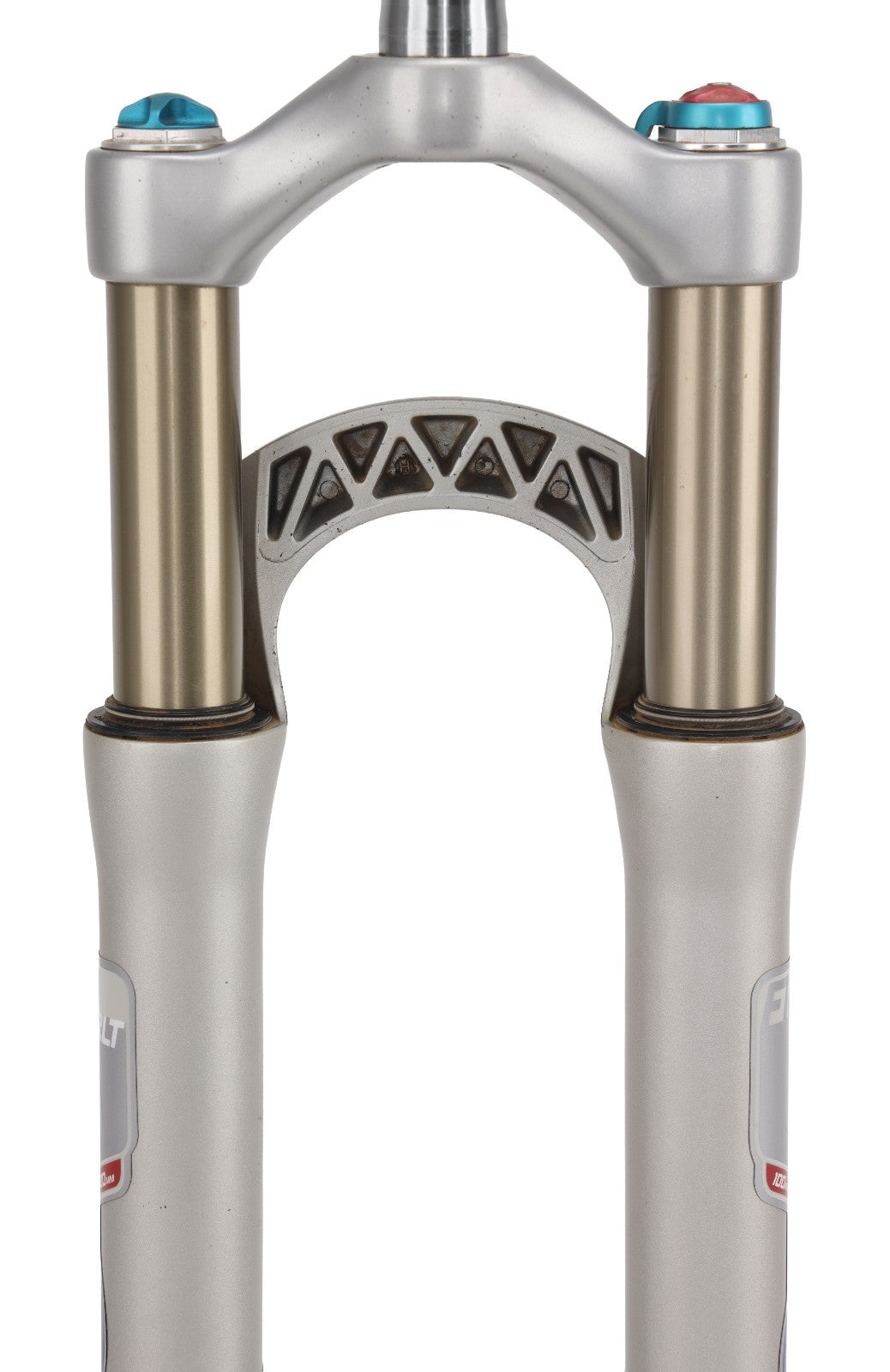 Fox Factory F100 RLT 32 Disc Mountain Bike Fork 26" 100mm w/ Lockout SILVER QR