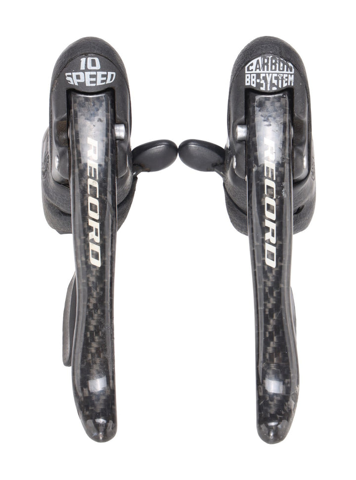 Campagnolo Record Carbon BB System 2 x 10 Speed Road Bike Shifter SET Ergopower