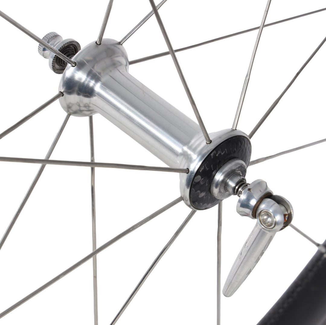 Zipp 909 Carbon Disc Tubular TT Wheelset Shimano 10 Spd 650c Rim Brake QR USA