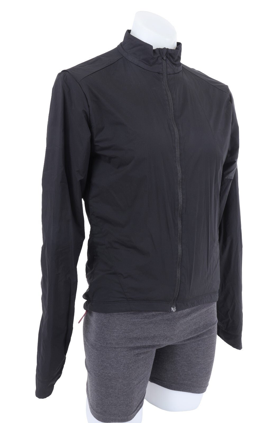Rapha Windblock Winter Long Slv Jersey Men LARGE Black Road Bike Thermal Merino