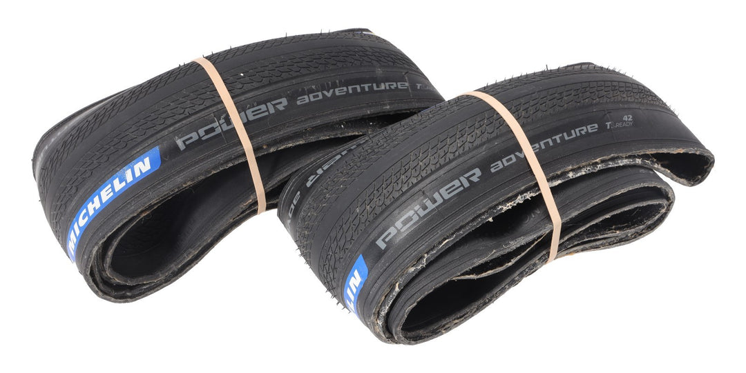 Michelin Power Adventure Gravel Bike Tires 700 x 42c 1 PAIR BLACK Cross Race CX