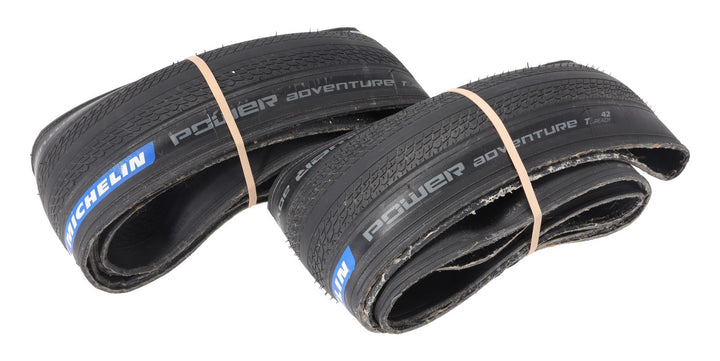 Michelin Power Adventure Gravel Bike Tires 700 x 42c 1 PAIR BLACK Cross Race CX