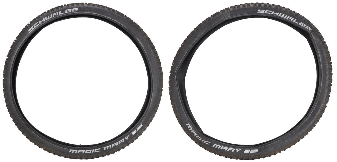 Schwalbe Magic Mary Bike Park Addix Wire Bead Mtn Tire 29 x 2.4" PAIR w/ Tubes