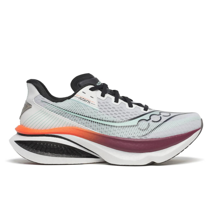 Saucony Endorphin Azura Running Shoes US Men 9 EU 42.5 White/Crimson Train Tri