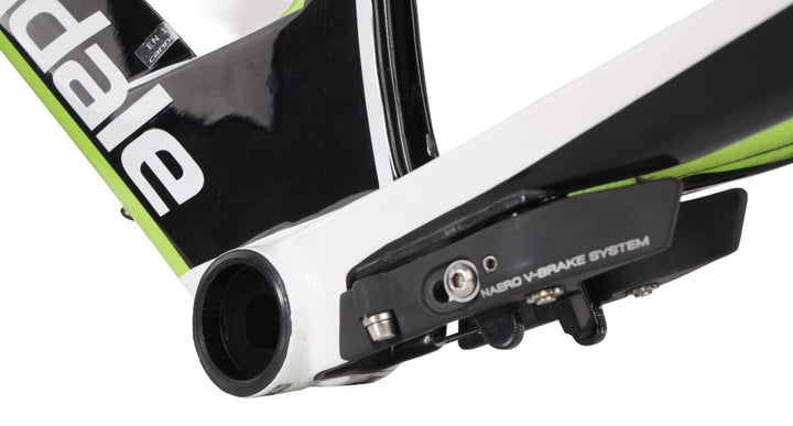 Cannondale Slice RS Carbon TT Bike Frameset 54cm BLK/GRN 700c Rim 2014 FOR PARTS
