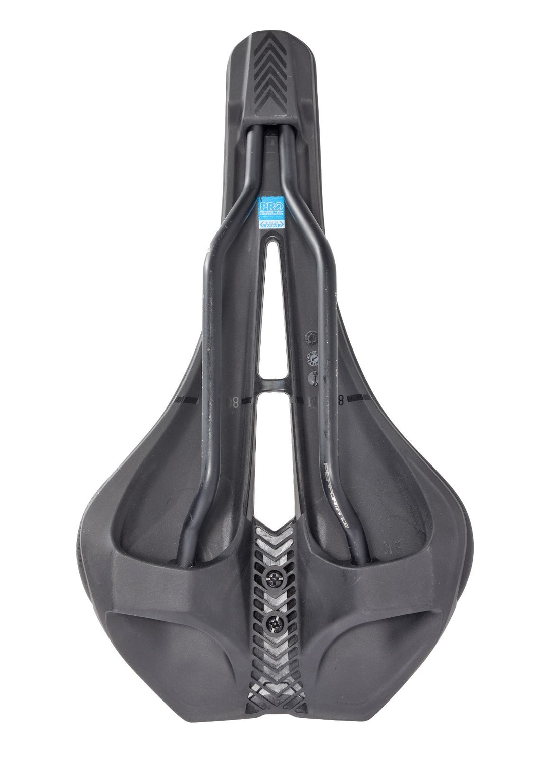PRO Turnix Performance Carbon Road Bike Saddle 152mm 7 x 7mm INOX Gravel BLACK