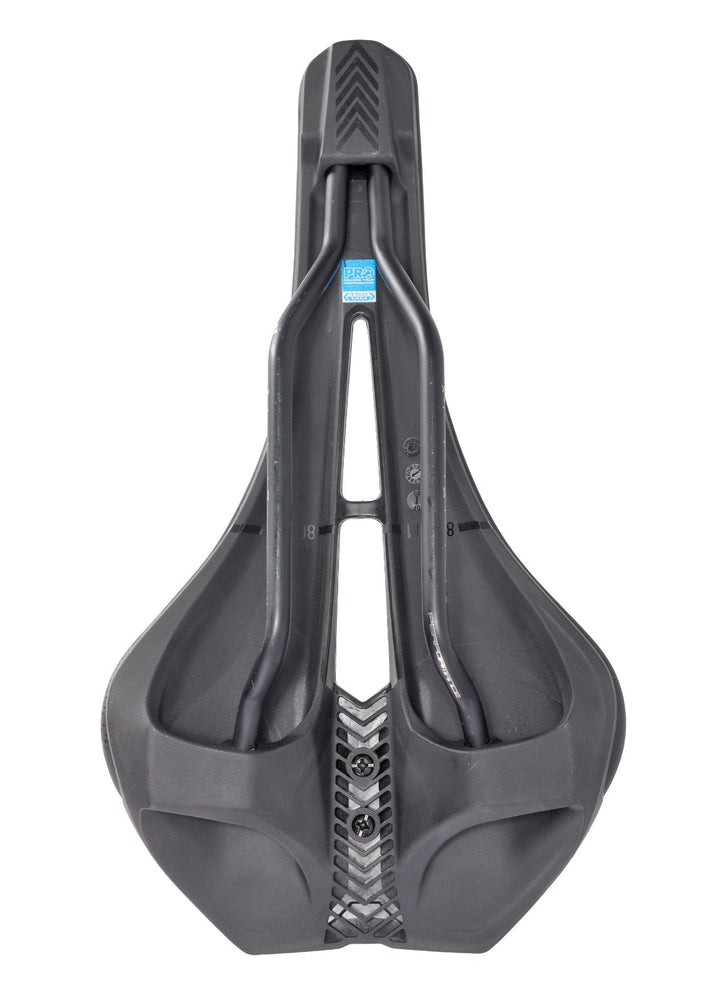 PRO Turnix Performance Carbon Road Bike Saddle 152mm 7 x 7mm INOX Gravel BLACK