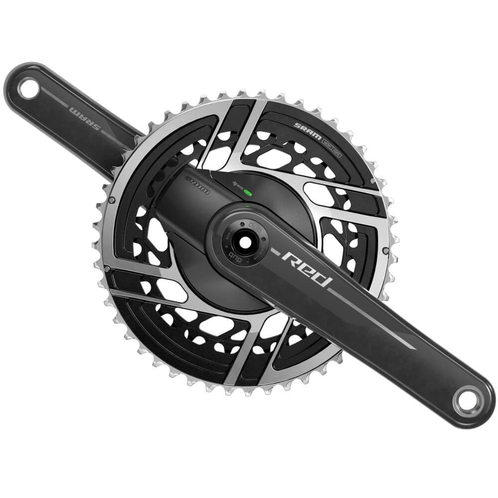 SRAM Red AXS DUB SL E1 2x 12s Carbon Road Bike Power Meter Crankset 175mm 46/33T