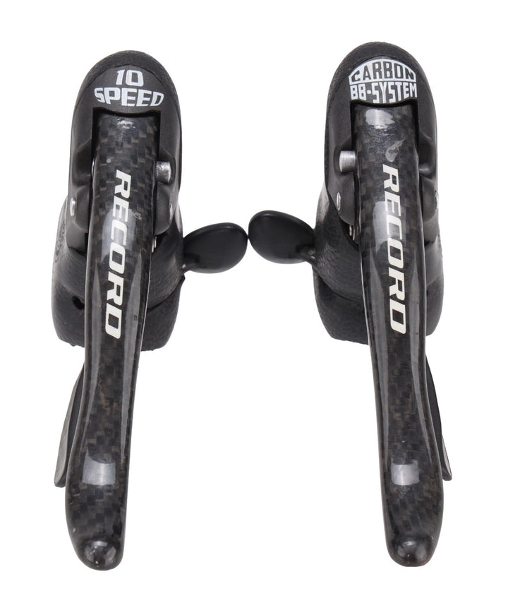 Campagnolo Record Carbon BB System 2 x 10 Speed Road Bike Shifter SET Ergopower