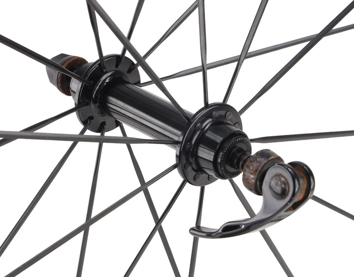 Unbranded Carbon 38 Clincher Road Wheelset Shimano 11 Spd 700c QR Rim Brake