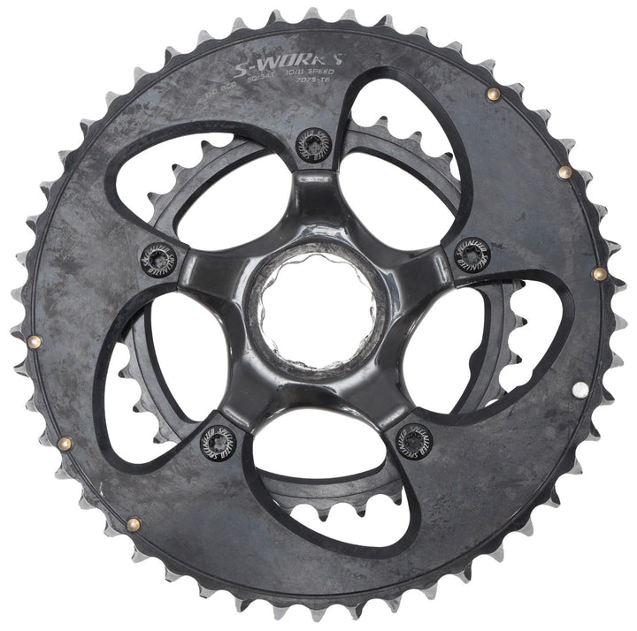 Specialized S-Works 2x 10/11 Speed Road Bike Chainring Set 50/34T 110 BCD Carbon