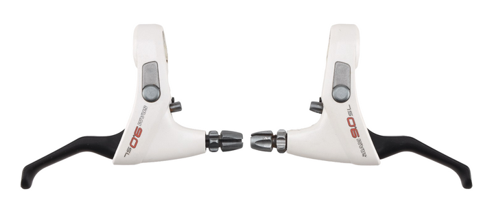 SRAM 9.0 SL Mountain Bike Brake Lever Set WHITE Vintage MTB Super Light 22.2mm