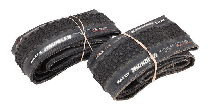 Maxxis Rambler Tubeless Gravel Bike Tires 700 x 40c 1 PAIR EXO TR 120 TPI