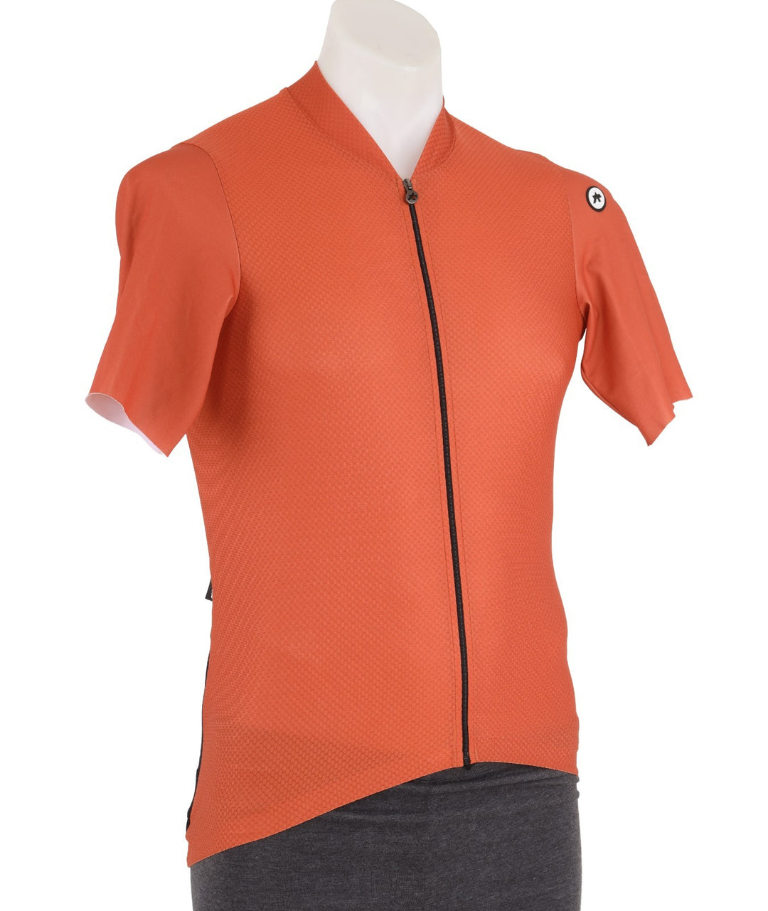 ASSOS Mille GT Short Sleeve Cycling Jersey Men LARGE Orange Road Bike Gravel S11