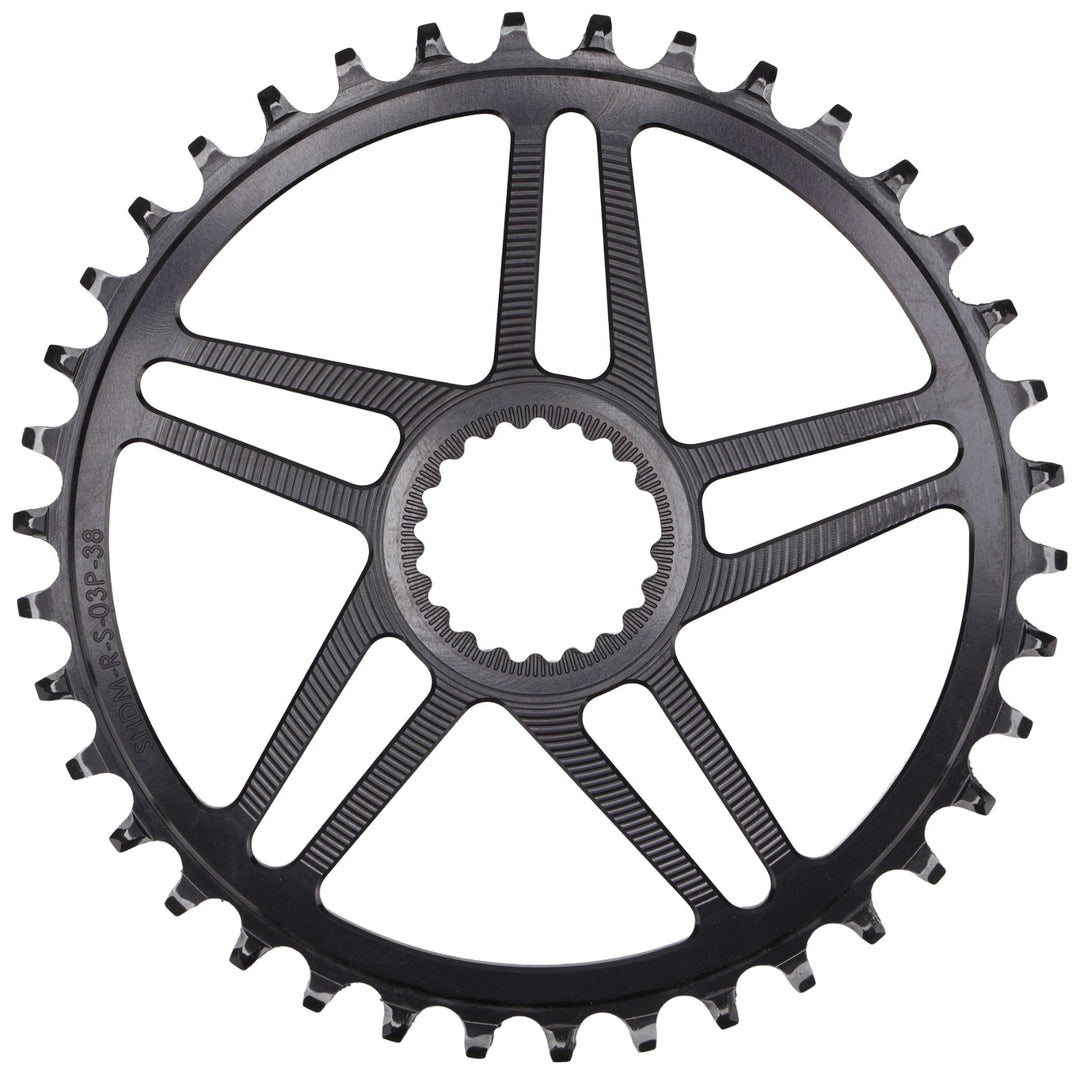 Wolf Tooth Drop-Stop ST 12s Boost Gravel Bike Chainring Shimano Direct Mount 38T