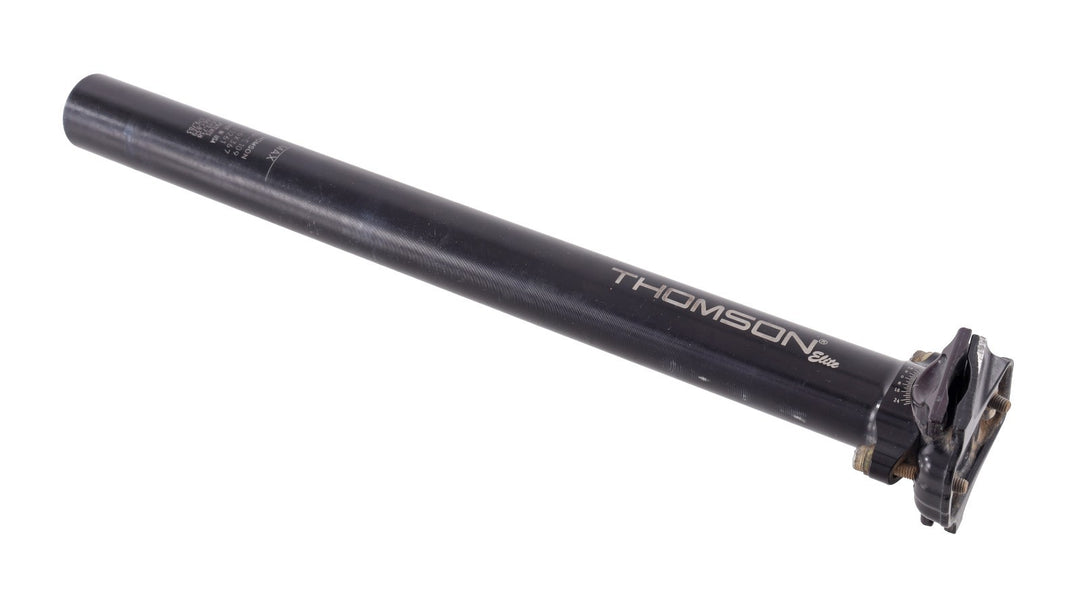 Thomson Elite Alloy Mtn Bike Seatpost 31.6 x 367mm 0mm SB BLACK 7 x 7mm SP-E109