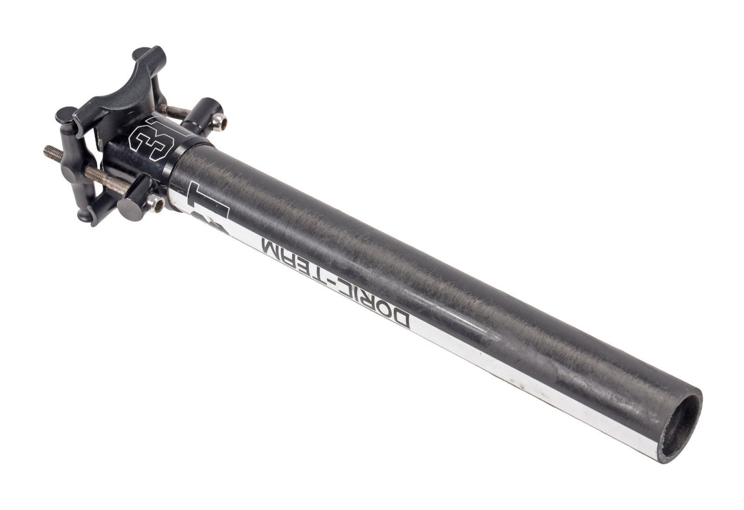 3T Doric-Team Carbon Road Bike Seatpost 27.2 x 250mm 0mm Offset Gravel 7 x 7mm