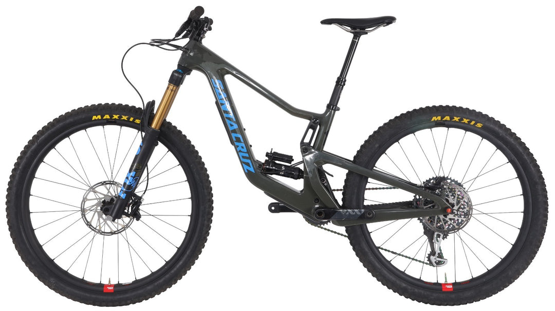 Santa Cruz Bronson CC XX1 Carbon Mtn Bike 1x 12s SM Moss/Blue MX Fox SRAM 2022