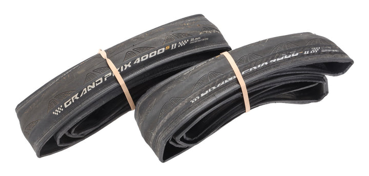 Continental Grand Prix 4000 S II Clincher Road Bike Tires 1 PAIR 700 x 25c Race