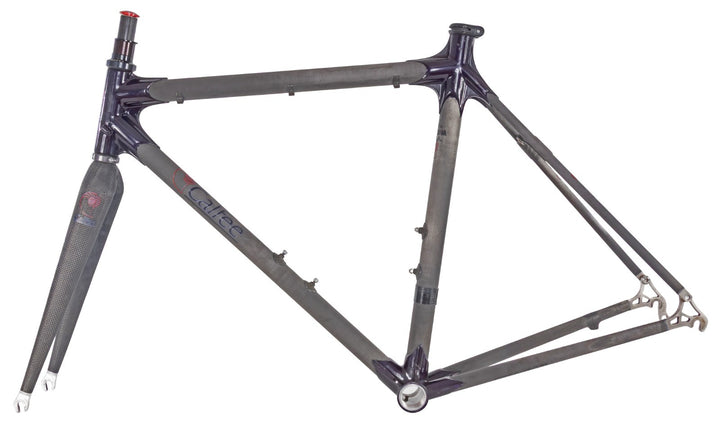 Calfee Dragonfly Pro Carbon Road Bike Frameset 54cm Rim QR USA Made 1" Steerer